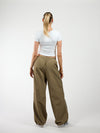 Noor Parachute Pants | Green | Tall