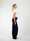 Indy | Mid Waist Wide Leg Jeans | Navy blue | Stretch | Tall