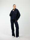 Indy | Co-ord | Denim jacket | Navy blue | Stretch | Tall