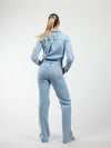 Zoë Denim Jumpsuit | Straight leg | Stretch | Blue | Tall