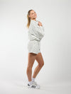 Ava Polka Dot Jacket | White | Tall