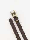 Eline belt, brown | gold buckle