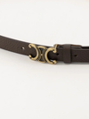 Eline belt, brown | gold buckle