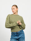 Franky Cropped Knit | Pistachio | Tall