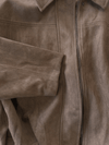 Izabel suede jacket | Brown | Tall