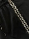 Izzy pants | Black with stripes | Tall