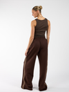 Izzy pants | Brown with stripe | Tall