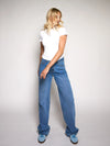 Jade Super Wide Leg Jeans | Mid waist | Dark blue | Tall