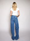 Jade Super Wide Leg Jeans | Mid waist | Dark blue | Tall