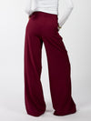 Jip | Wide-leg trousers with pleats | Bordeaux | Tall