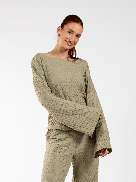 Jolie top | Co-ord set | Tall | Olive green