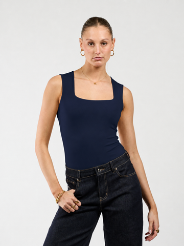 Kiki Bodysuit | Navy | Tall