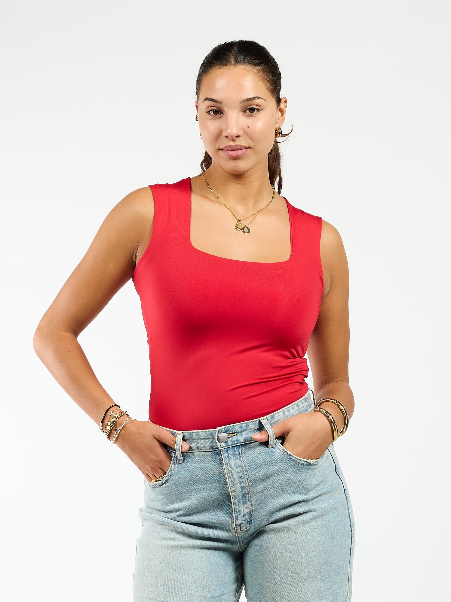 Kiki Bodysuit | Red | Tall