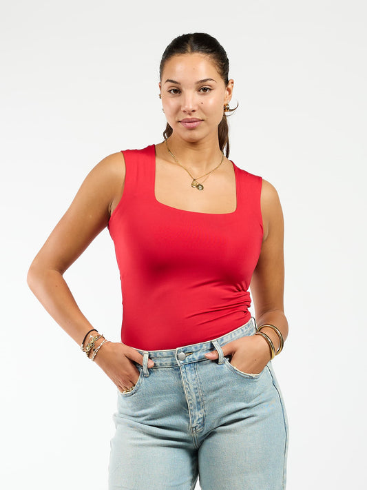 Kiki Bodysuit | Red | Tall