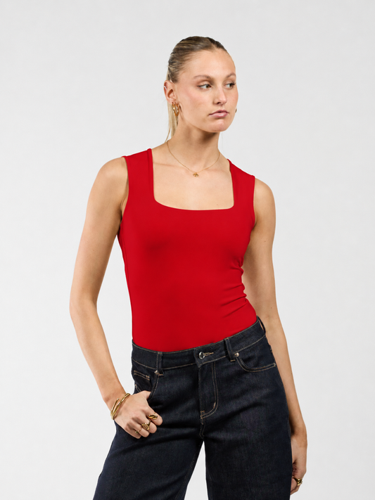 Kiki Bodysuit | Red | Tall