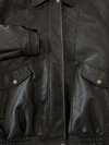 Loua leather jacket | Black | Tall