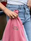 Love Club Sweater | Pink with green | Tall