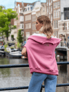 Love Club Sweater | Pink with green | Tall