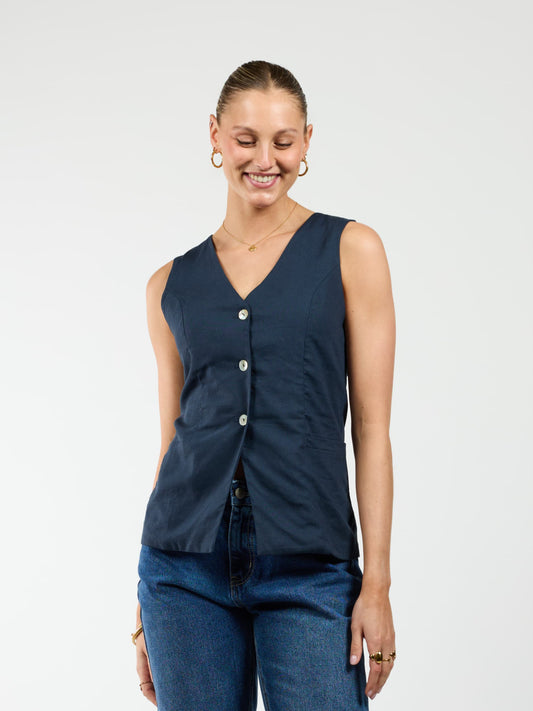 Lauren vest | Navy | Tall