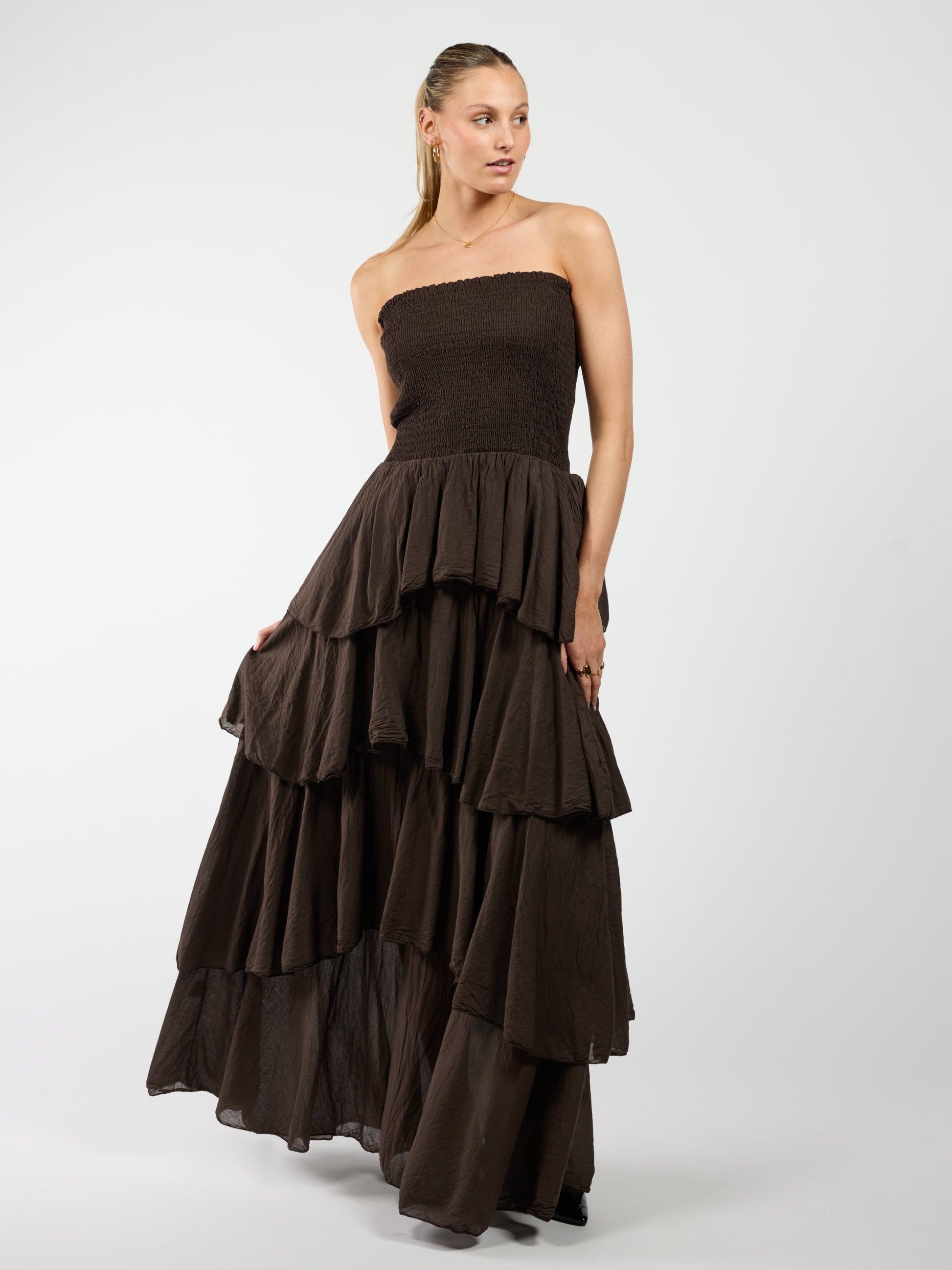 Levy Dress | Brown | Tall