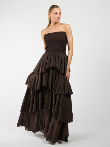Levy Dress | Brown | Tall