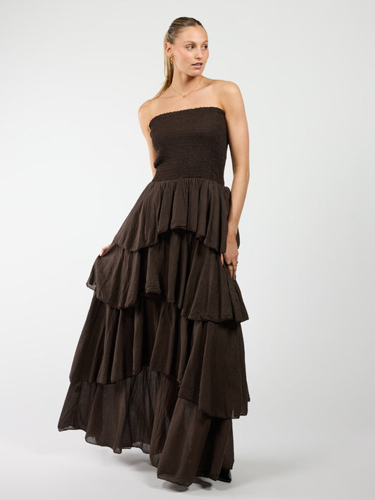 Levy Dress | Brown | Tall