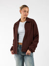 Evy Collar Jacket | Brown | Tall