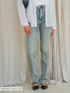 Livia Straight Leg Jeans | Washed Blue | Stretch | Tall