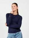 Liza long sleeve top | Navy | Tall