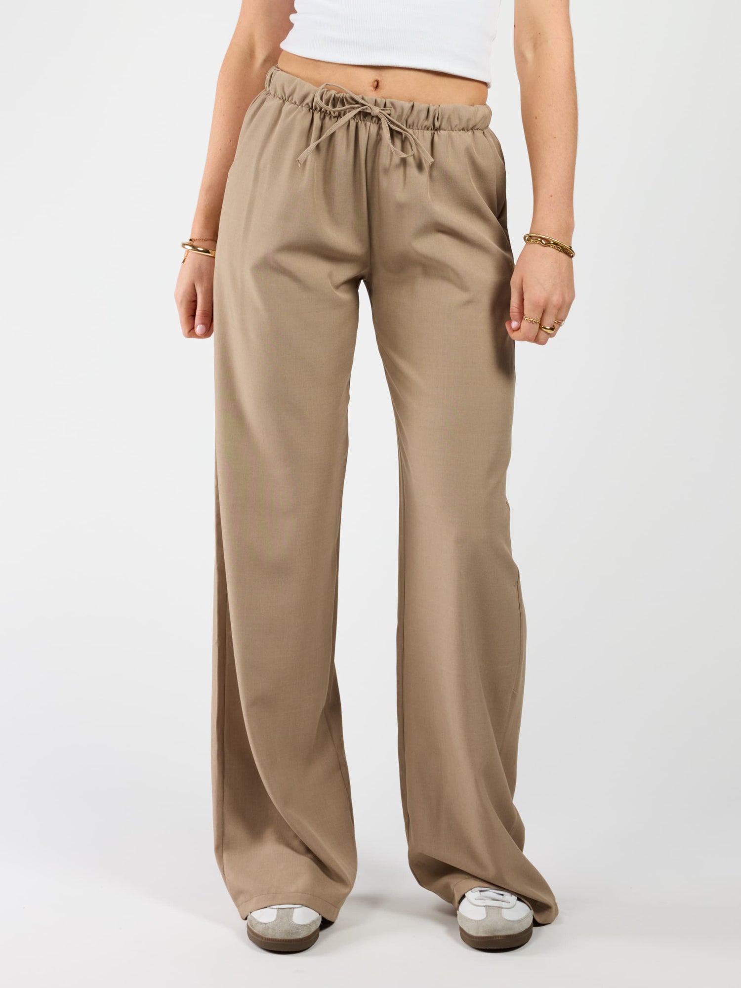 Lize pants | Taupe | Tall