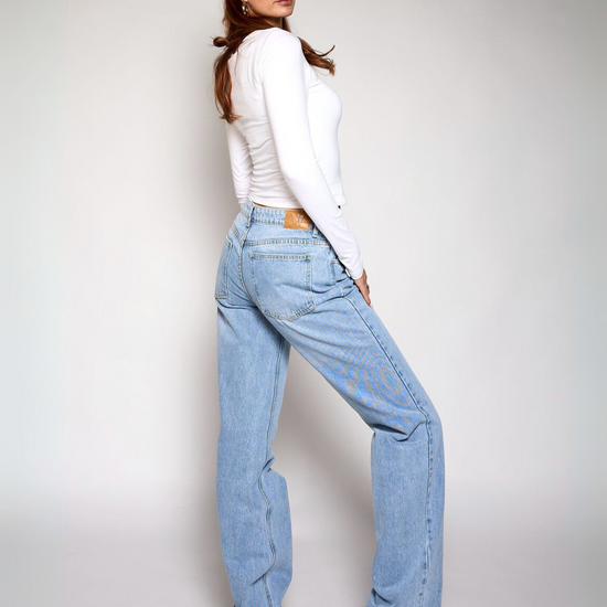 Lola Low Waist Jeans| Blue | Tall
