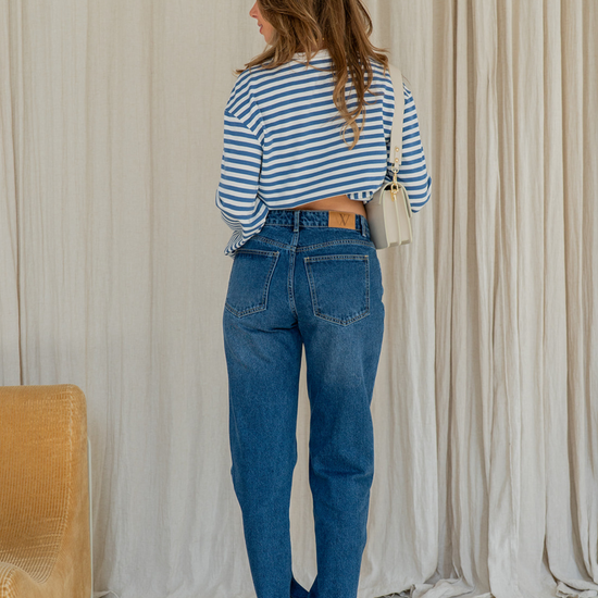 Lola Low Waist Jeans| Dark Blue | Tall