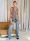 Lola Low Waist Jeans| Vintage Blue | Tall

