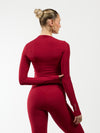 Long sleeve top | Sports | Burgundy | Tall