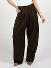 Loulou pants | Brown | Tall