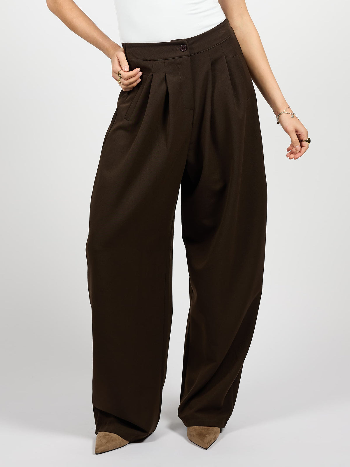 Loulou pants | Brown | Tall