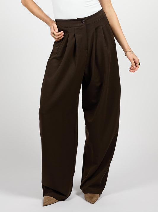 Loulou pants | Brown | Tall