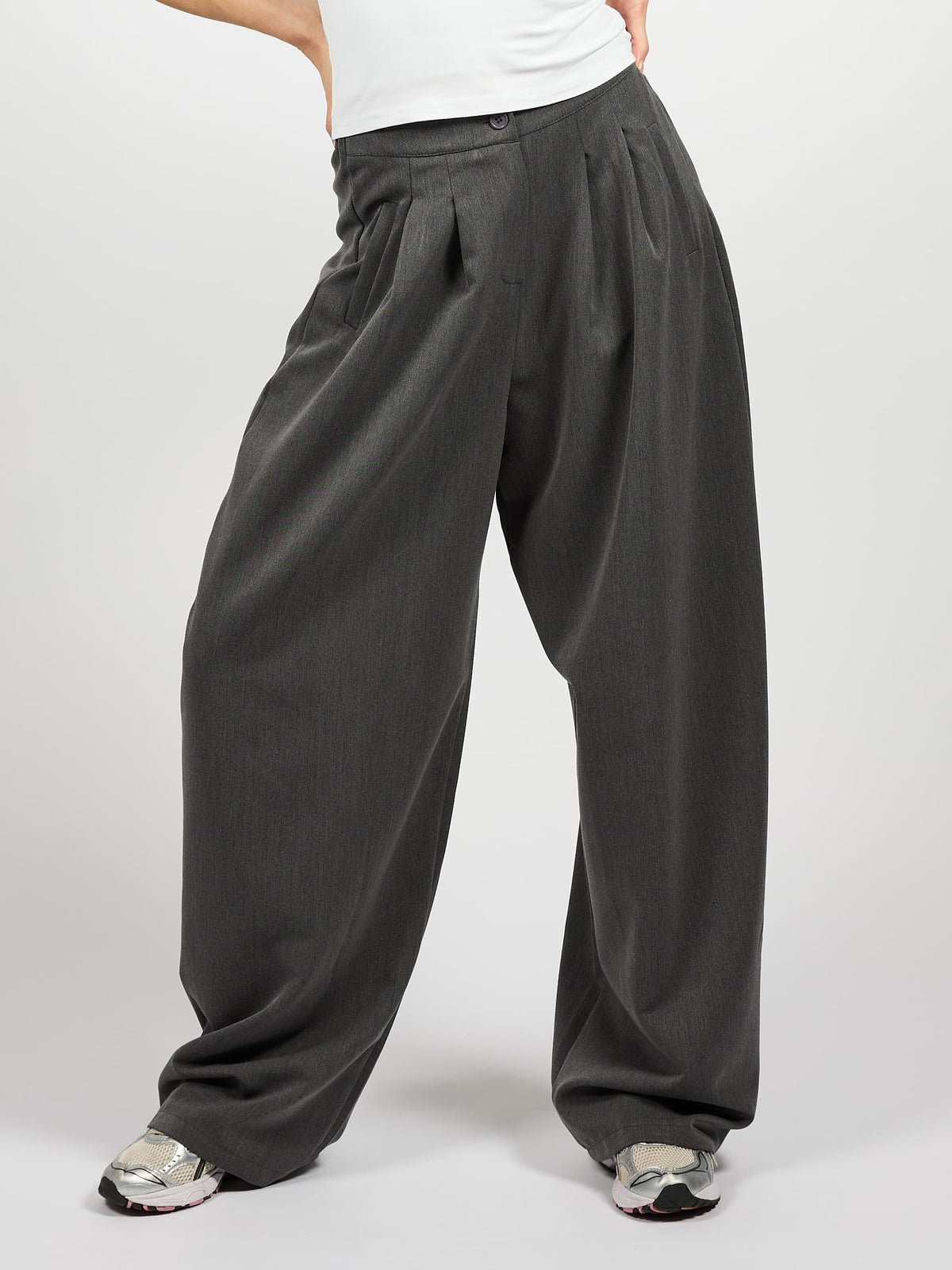 Loulou pants | Dark gray | Tall