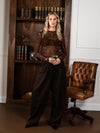 Loulou pants | Brown | Tall