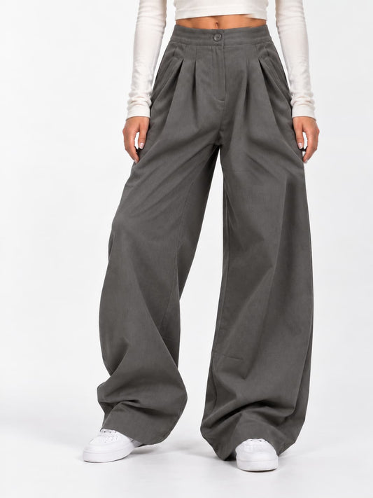 Loulou pants | Dark gray | Tall