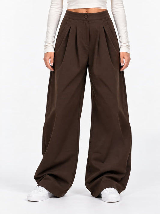 Loulou pants | Brown | Tall