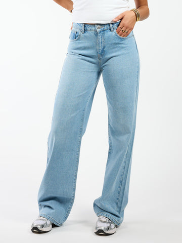 Lulu | Wide Leg Jeans | Blue | Tall