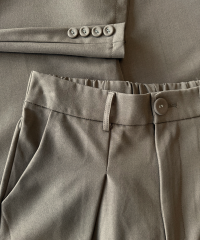 Mae Pantalon | Earthy olive | Tall