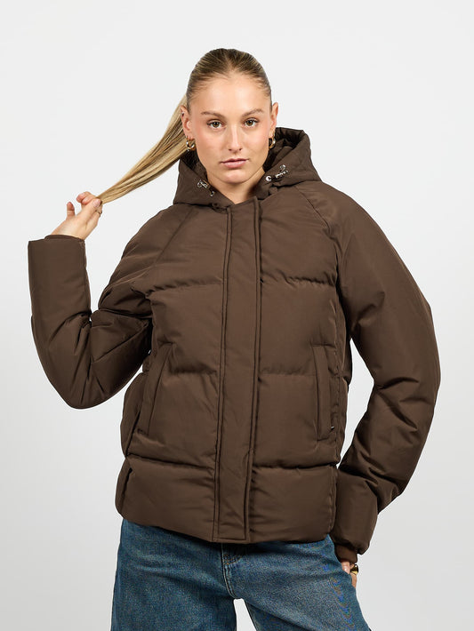 Macy Jacket | Dark Brown | Tall