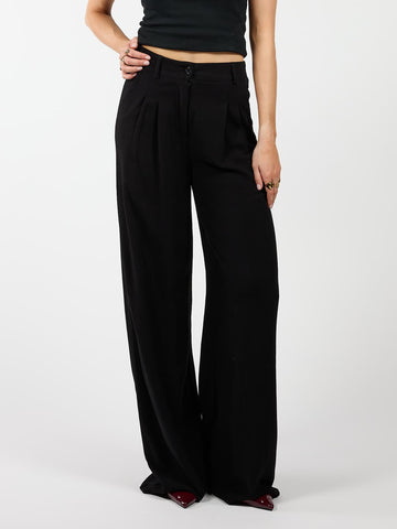 Maryn pants | Linen | Black | Tall