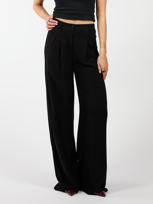Maryn pants | Linen | Black | Tall