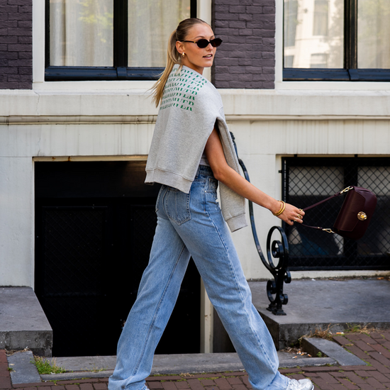 May Wide Leg Jeans | Blue | Tall