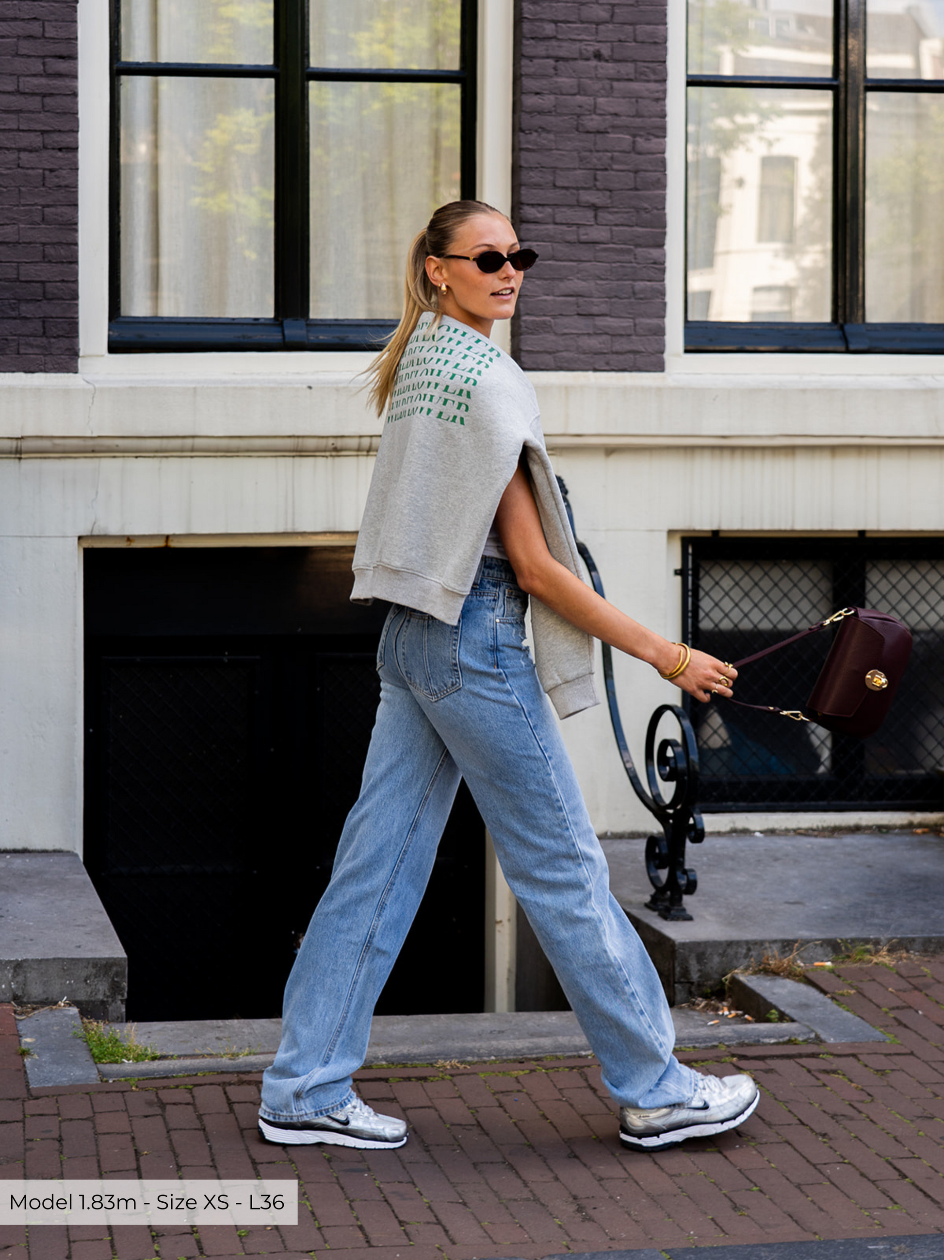 May Wide Leg Jeans | Blue | Tall