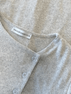 Nala top met knopen | Tall | Grijs