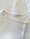 Nala top with buttons | Tall | Off-white